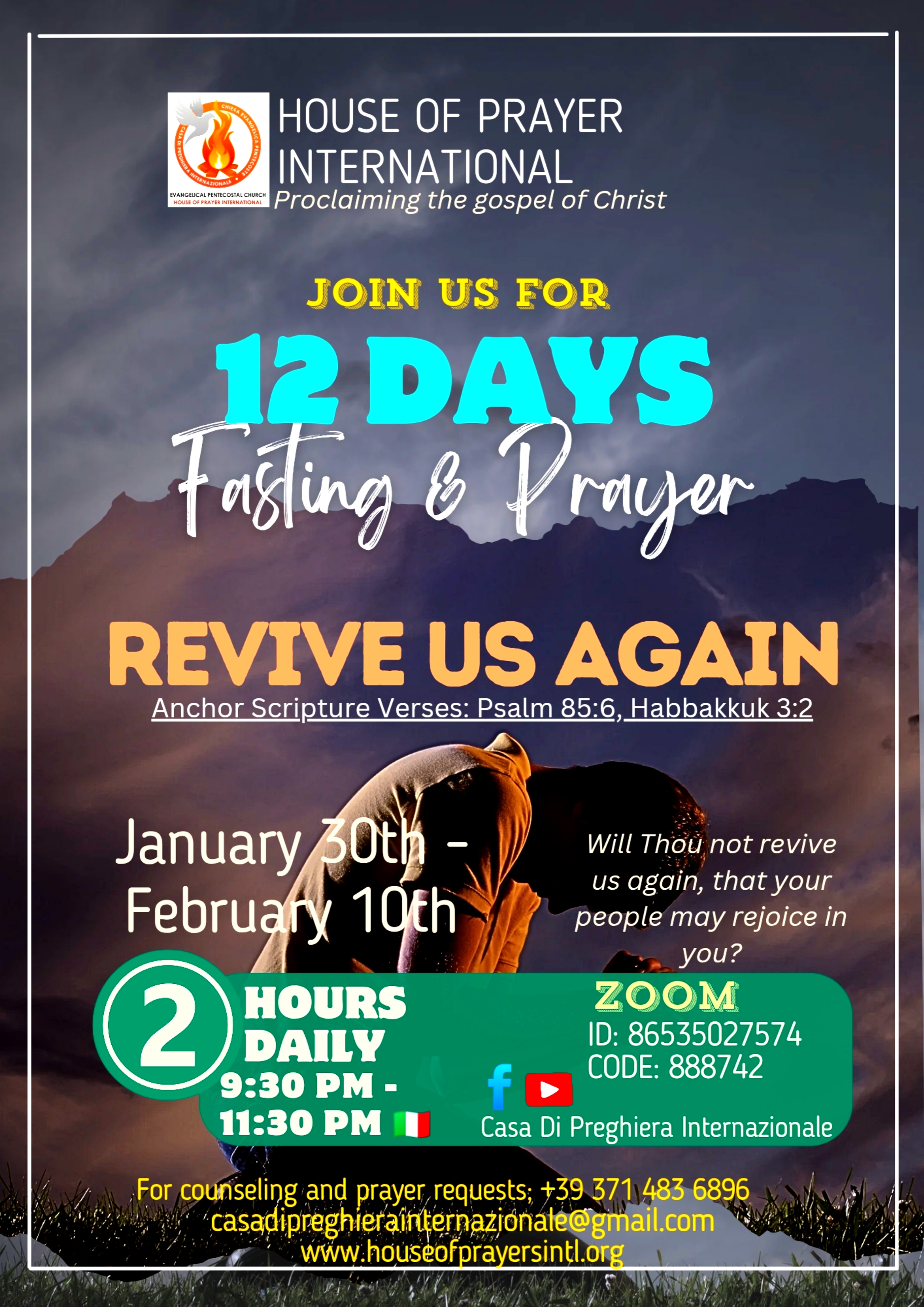 First Prayer and Fasting of the year 2025 - 1 - Evangelical Pentecostal Church